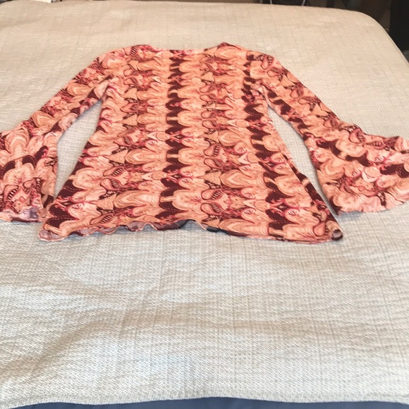 Free People Mini Bell Sleeve Dress Size 2 - Picture 5 of 7